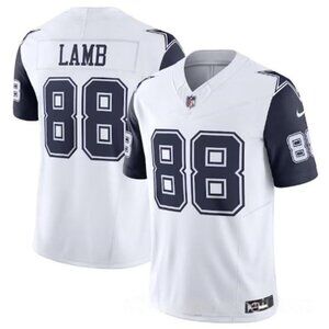 Mens Youths Kids Womens 88 Ceedee Lamb White Rush Stitched Vapor  Jersey